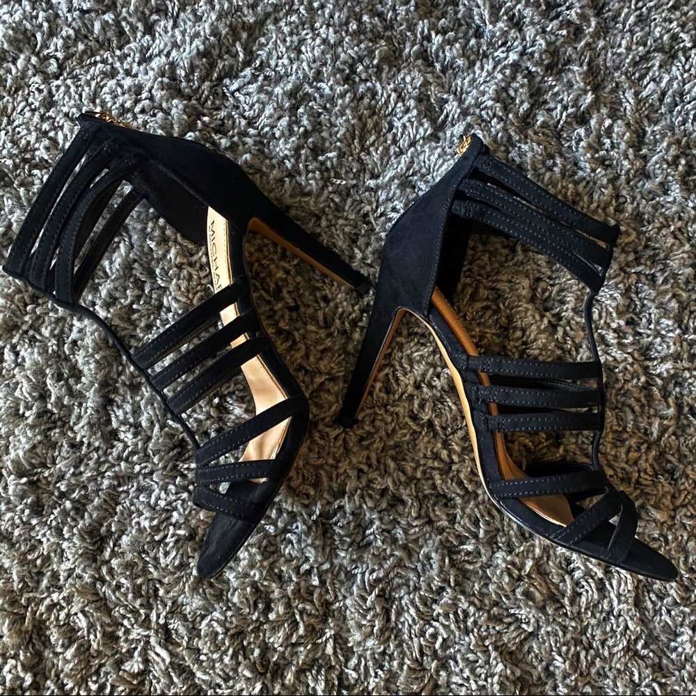 Black Strap Heels